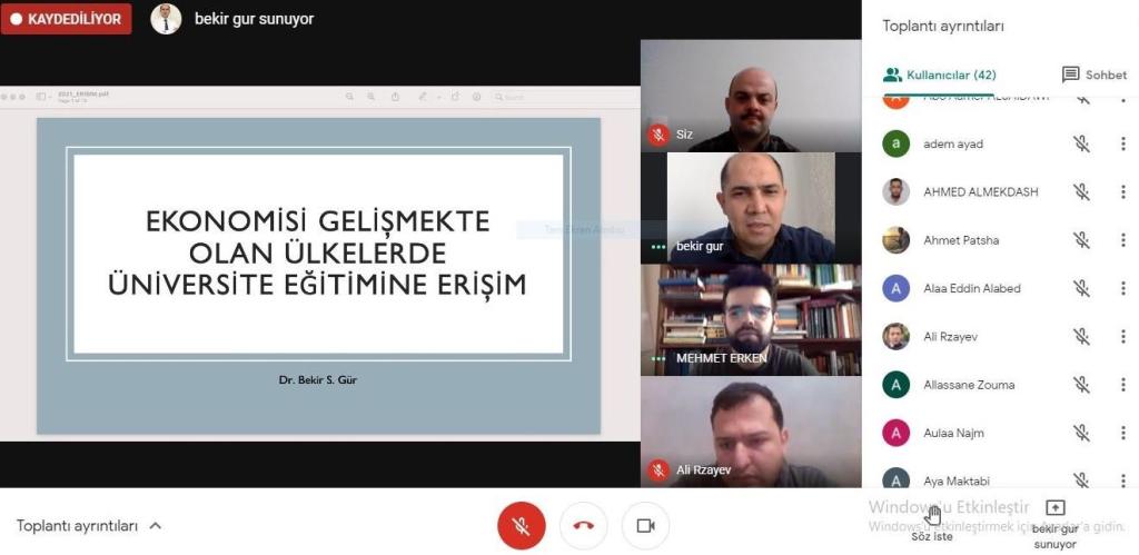 Ekonomisi Gelişmekte Olan Ülkelerde Üniversiteye Erişim&nbsp;(YouTube)