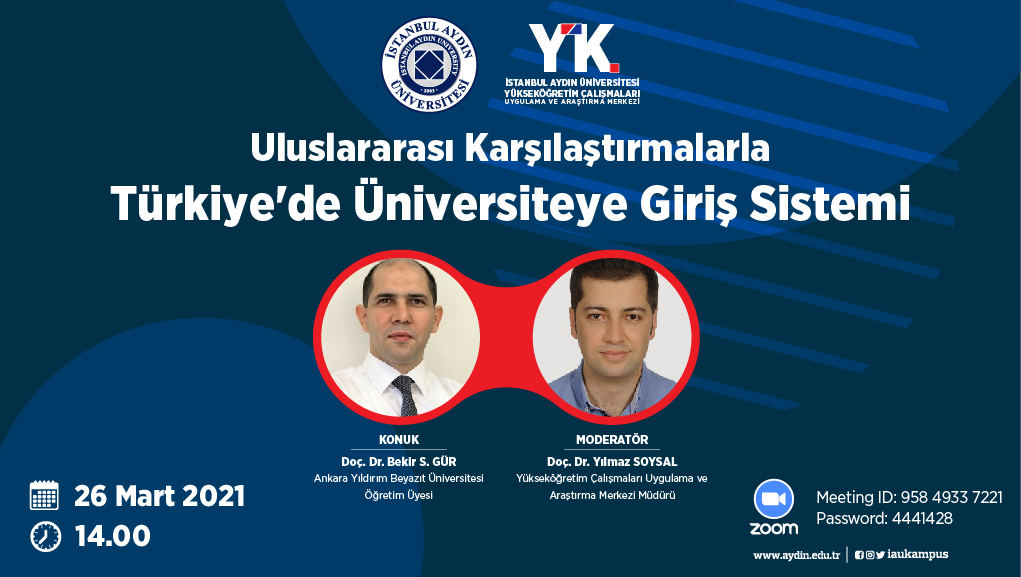 Uluslararası Karşılaştırmalarla Türkiye’de Üniversiteye Giriş Sistemi&nbsp;(webinar)